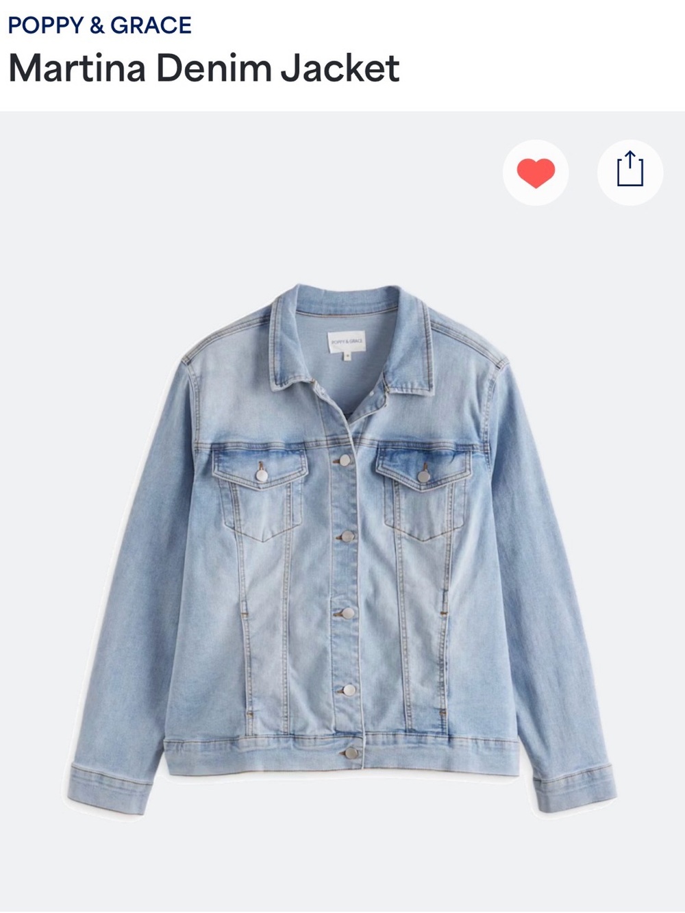 Light Blue Martina Denim Jacket